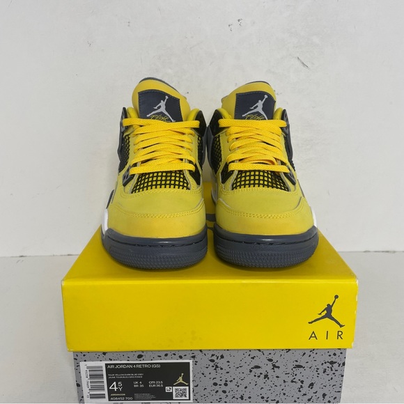 Nike Air Jordan 4 Retro GS “Lightning” 2023 - Picture 2 of 4